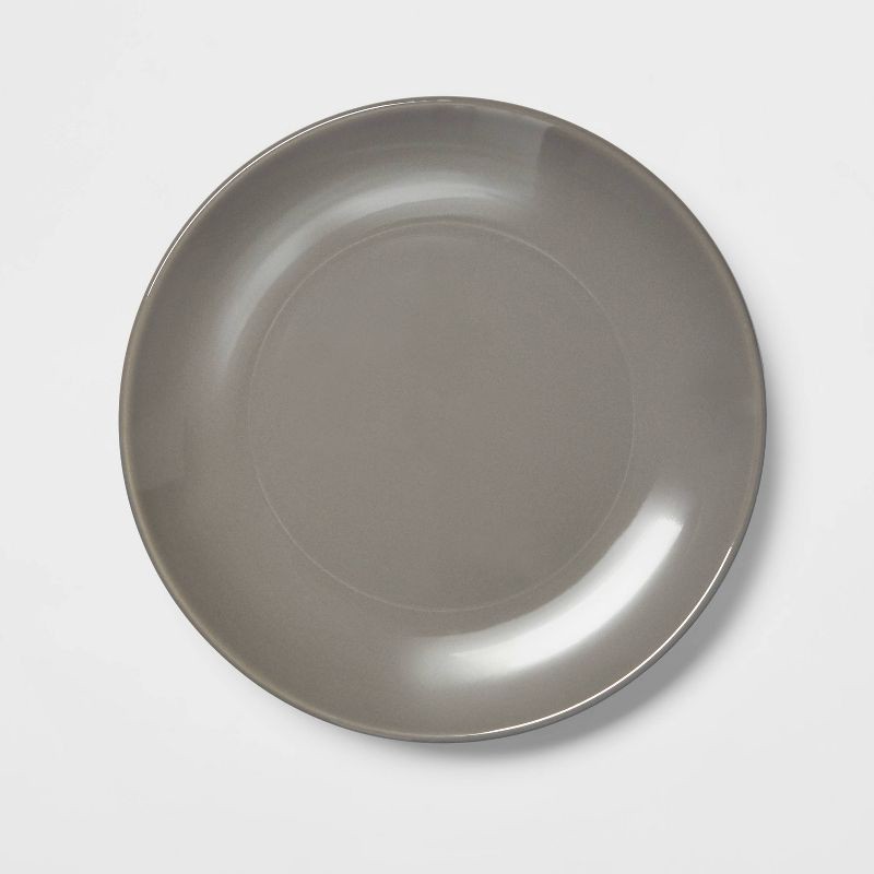 slide 4 of 5, 12pc Stoneware Avesta Dinnerware Set Gray - Threshold™, 12 ct