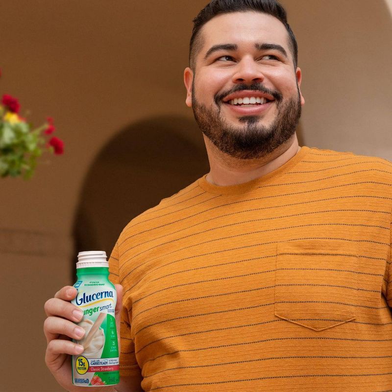 slide 10 of 11, Glucerna Hunger Smart Nutrition Shake Classic Strawberry Non-Caffeinated - 6ct/60 fl oz, 6 ct, 60 fl oz