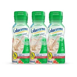 Glucerna Hunger Smart Nutrition Shake Classic Strawberry Non-Caffeinated - 6ct/60 fl oz