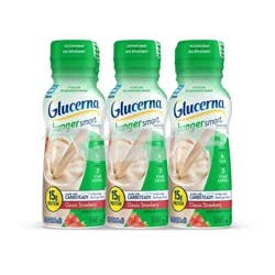 Glucerna Hunger Smart Nutrition Shake Classic Strawberry Non-Caffeinated - 6ct/60 fl oz