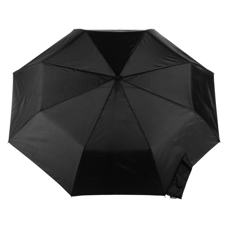 slide 2 of 2, Totes One-Touch Auto Open Close ECO Compact Umbrella - Black, 1 ct