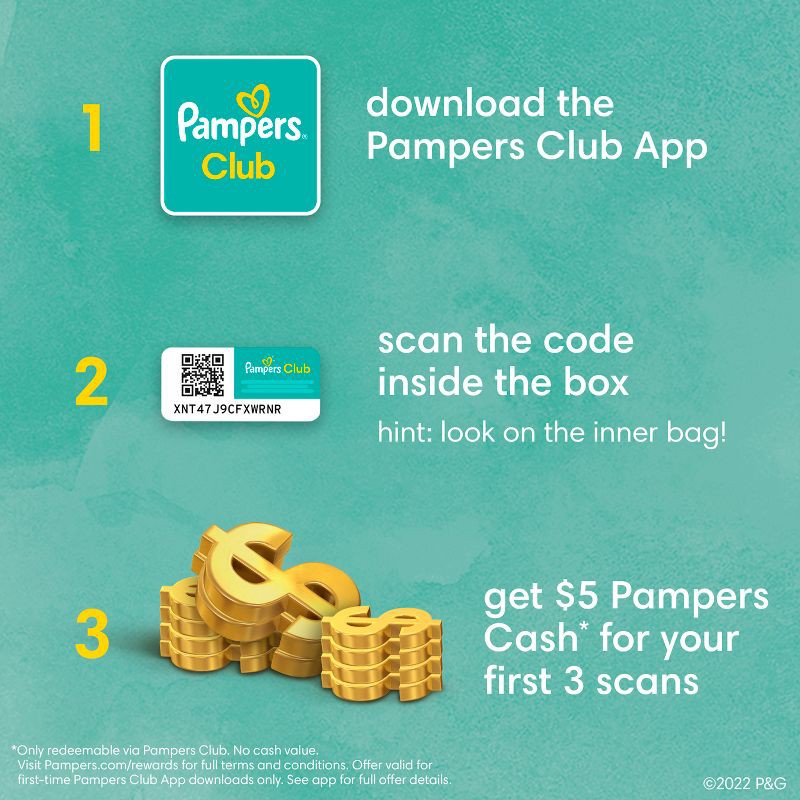 slide 10 of 16, Pampers Pure Protection Diapers Super Pack - Size 0 - 76ct, 76 ct