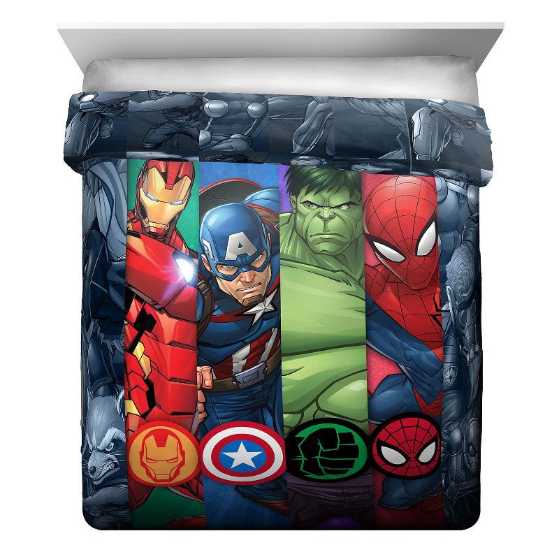 slide 1 of 3, Marvel Avengers Twin Reversible Kids' Comforter, 1 ct