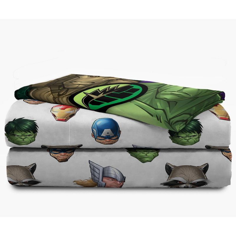 Marvel Avengers Twin 3pc Kids' Sheet Set 3 ct Shipt
