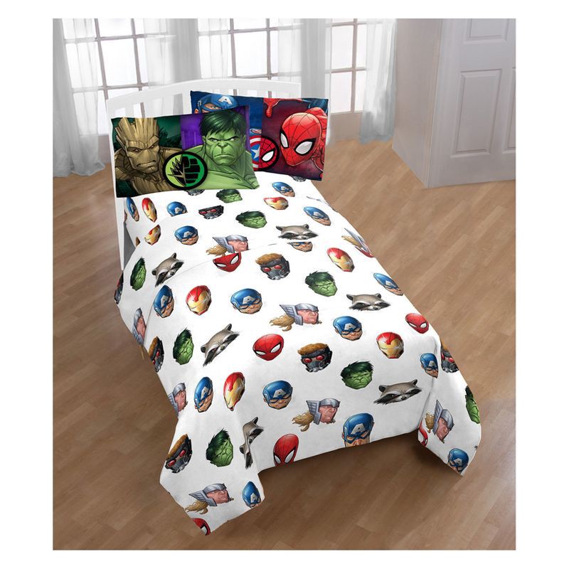 slide 1 of 4, Marvel Avengers Twin 3pc Kids' Sheet Set, 3 ct