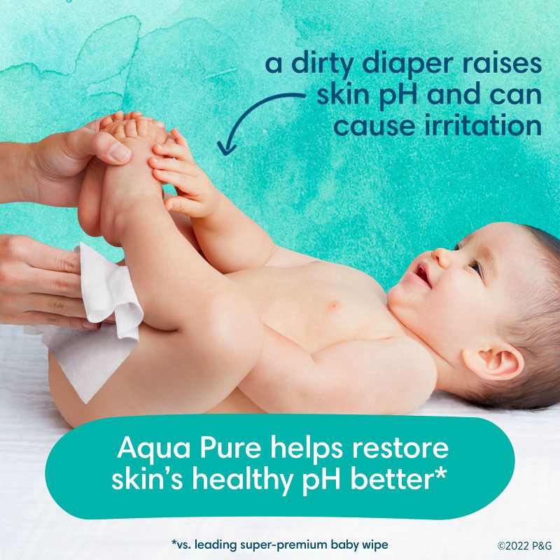 slide 4 of 12, Pampers Aqua Pure Sensitive Baby Wipes - 112ct, 112 ct
