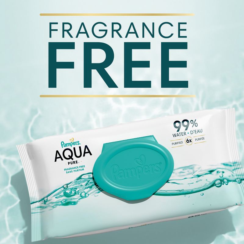 slide 10 of 16, Pampers Aqua Pure Sensitive Baby Wipes - 112ct, 112 ct