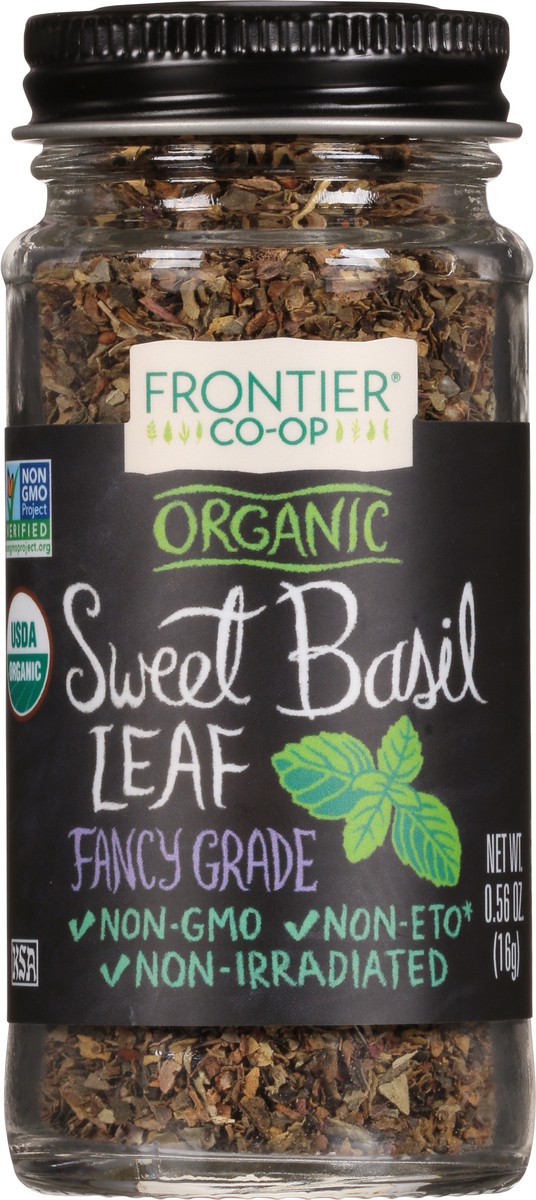 slide 3 of 10, Frontier Co-Op Frontier Basil Leaf Flakes Organic, 0.56 oz