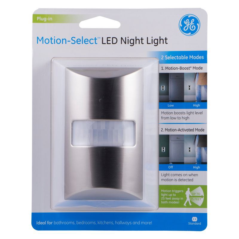 slide 6 of 6, General Electric GE MotionSelect Plugin LED Night Light, 1 ct