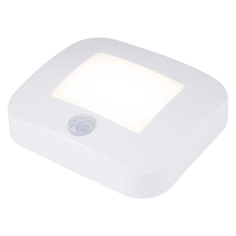 slide 10 of 11, Energizer 38183 Indoor/Outdoor Motion Activated LED Path Nightlights: Battery-Powered Motion Detector Light, White, 1 ct