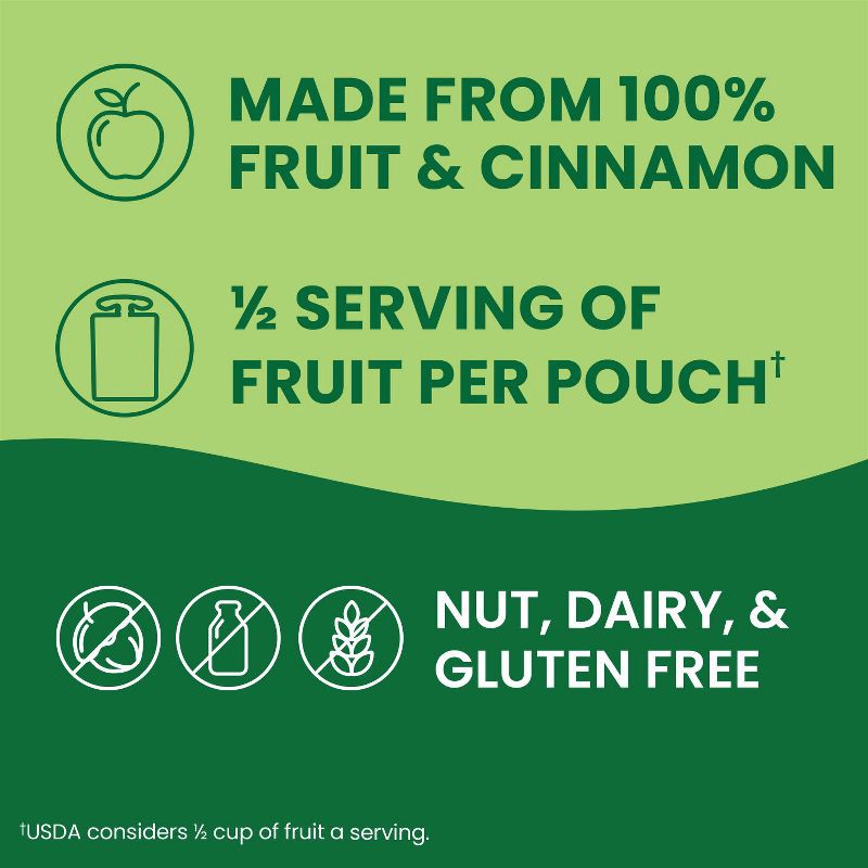 slide 6 of 6, GoGo SqueeZ No Sugar Added Applesauce and Fruit Puree Apple Cinnamon Variety Pack - 3.2oz/20ct, 3.2 oz, 20 ct