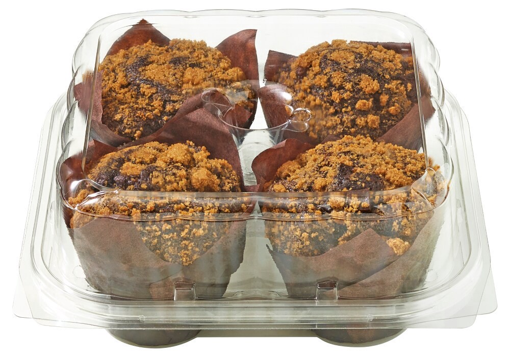 slide 3 of 3, Private Selection Triple Chocolate Chip Muffin, 14.96 oz