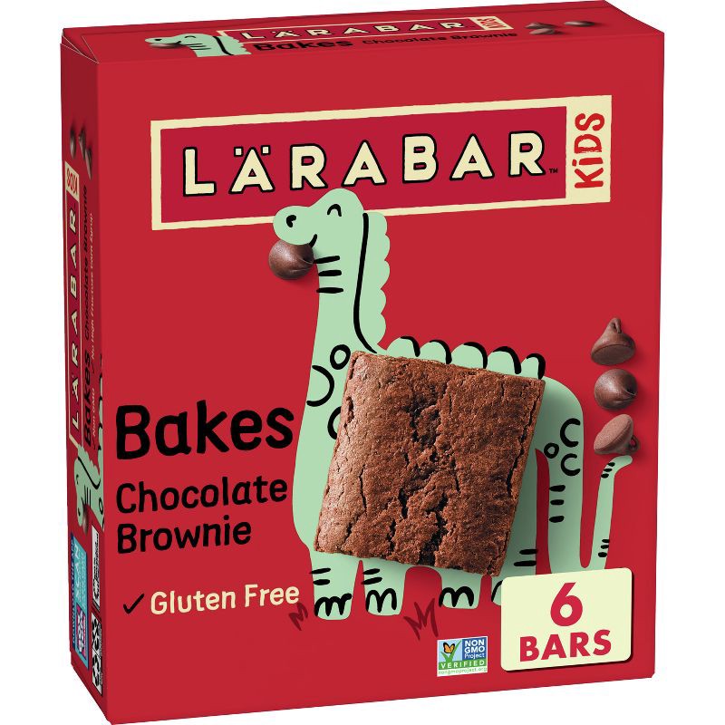 slide 1 of 7, Larabar Kid Chocolate Brownies 6ct / .96oz, 6 ct, .96 oz