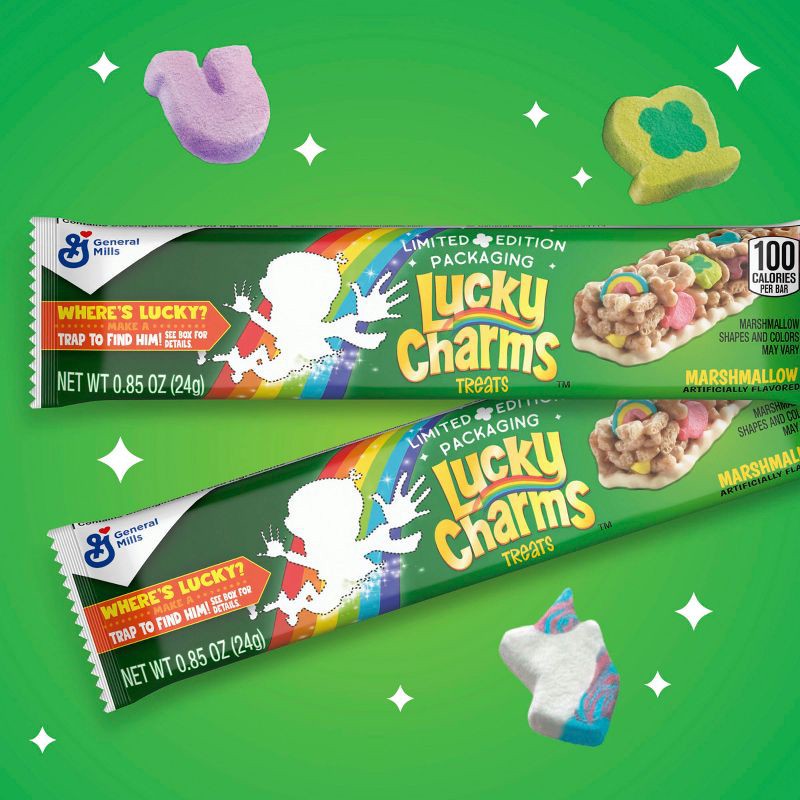 slide 3 of 11, Lucky Charms Marshmallow Flavored Bars - 8ct, 8 ct