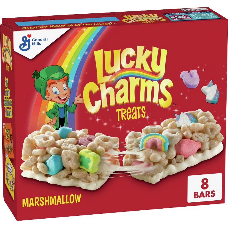 slide 1 of 11, Lucky Charms Marshmallow Flavored Bars - 8ct, 8 ct