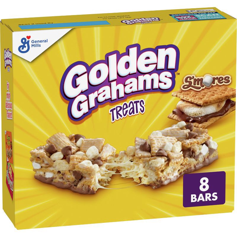 slide 1 of 10, Golden Grahams S'mores Chocolate Marshmallow Bars - 8ct, 8 ct