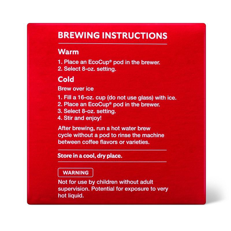 slide 3 of 4, French Vanilla Light Roast Coffee - Single Serve Pods - 12ct - Market Pantry™, 12 ct