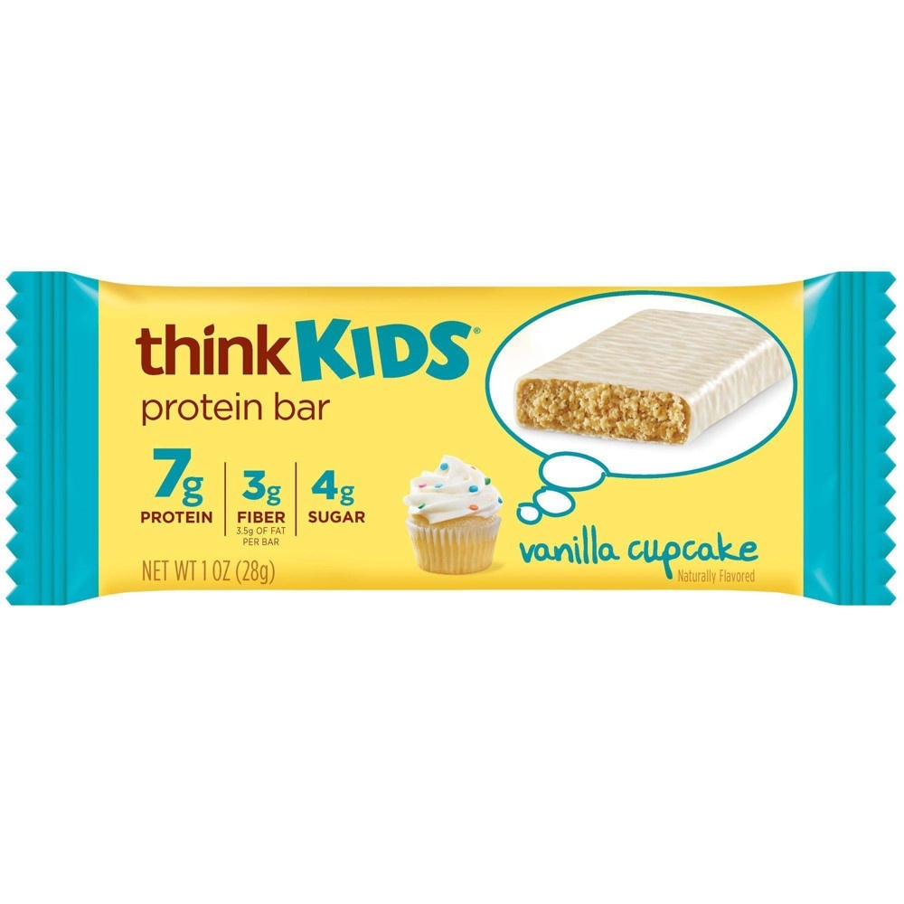 slide 3 of 3, thinkThin think! Kids Cupcake Bars - 5ct, 5 ct