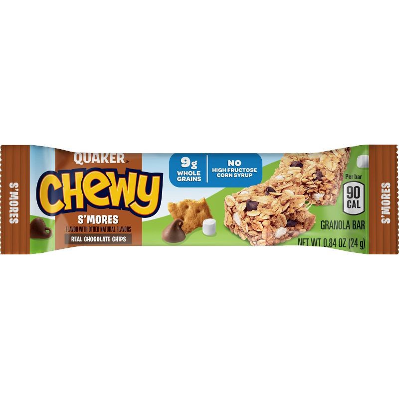 slide 7 of 9, Quaker Chewy 3 Flavor Variety Pack Granola Bars - 15.2oz/18ct, 15.2 oz, 18 ct