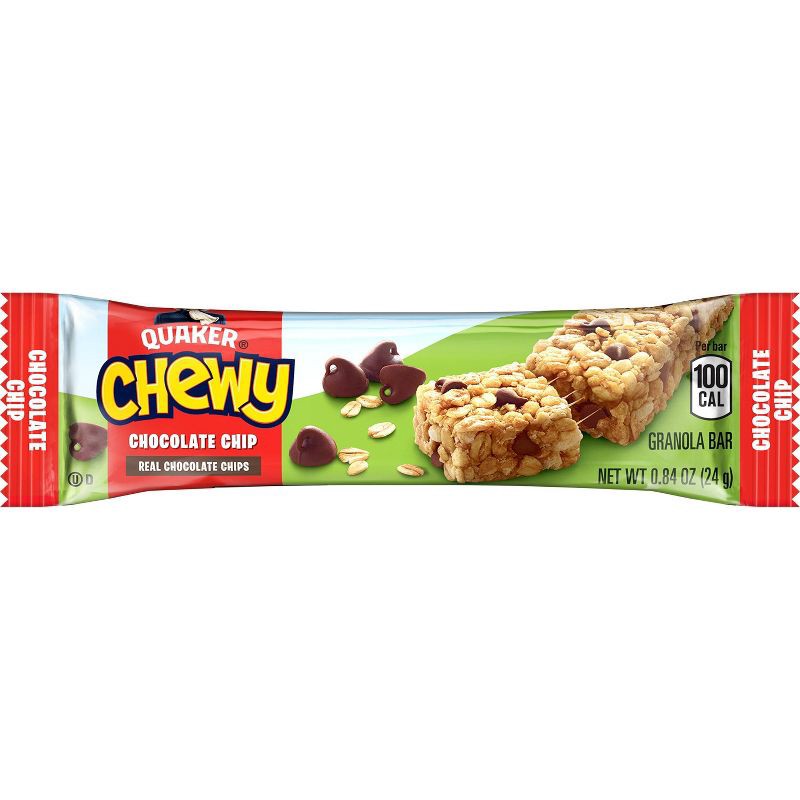 slide 5 of 9, Quaker Chewy Chocolate Chip Granola Bars 15.2oz/18ct, 15.2 oz, 18 ct