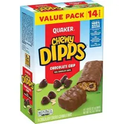 Quaker Chewy Dipps Chocolate Chip Granola Bars - 15.3oz/14ct