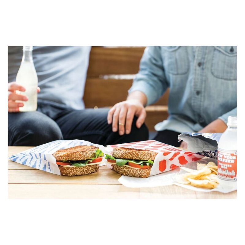 slide 5 of 7, Lunchskins Recyclable & Sealable Paper Sandwich Bags - Shark - 50ct, 50 ct