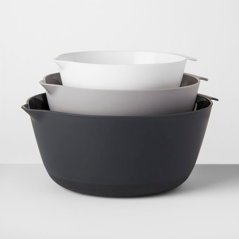 slide 1 of 1, Plastic Mixing Bowl Set of 3 - Made By Design, 1 ct