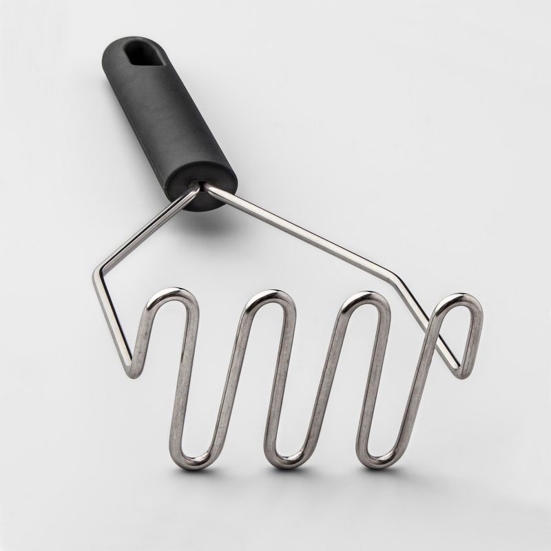 slide 1 of 1, Stainless Steel Masher with Soft Grip - Made By Design, 1 ct