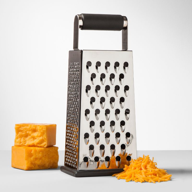 Cybrtrayd Mini Box Grater, Stainless Steel