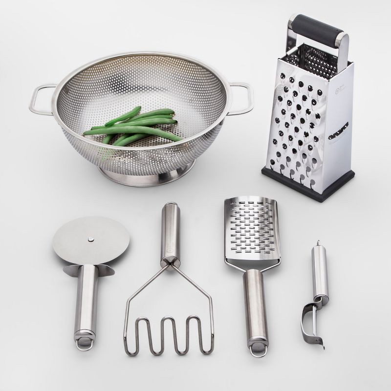 Met Lux Stainless Steel Fine Grater - with Plastic Handle - 12 - 1 count  box