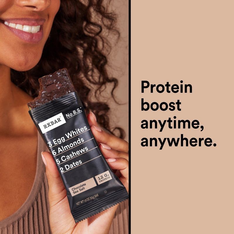 slide 6 of 11, RXBAR Chocolate Sea Salt Protein Bars - 18.3oz/10ct, 18.3 oz, 10 ct