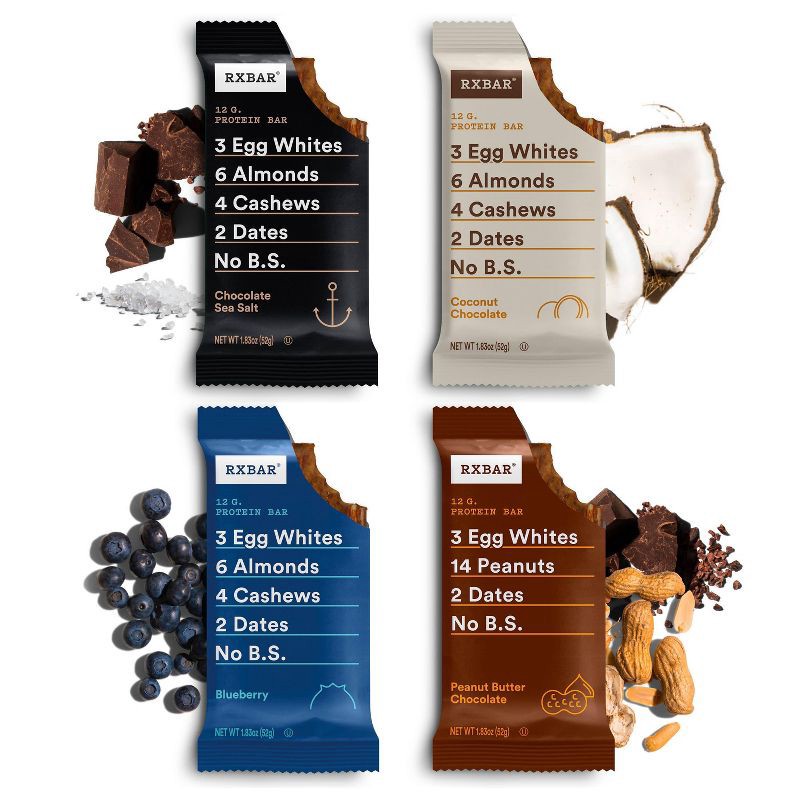 slide 2 of 7, RXBAR Protein Bars Variety Pack - 10ct, 10 ct