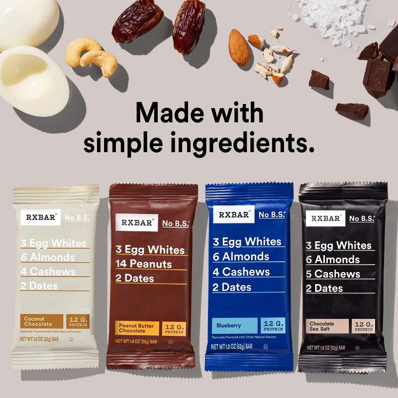 slide 3 of 7, RXBAR Protein Bars Variety Pack - 10ct, 10 ct