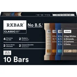 RXBAR Protein Bars Variety Pack - 18.3oz/10ct