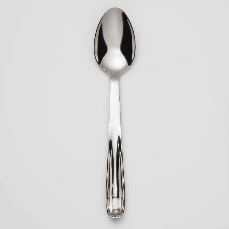 slide 1 of 1, Stainless Steel Solid Cooking Spoon - Made By Design, 1 ct