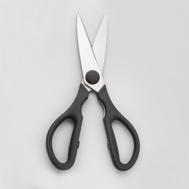slide 1 of 1, Kitchen Shears with Soft Grip - Made By Design, 1 ct