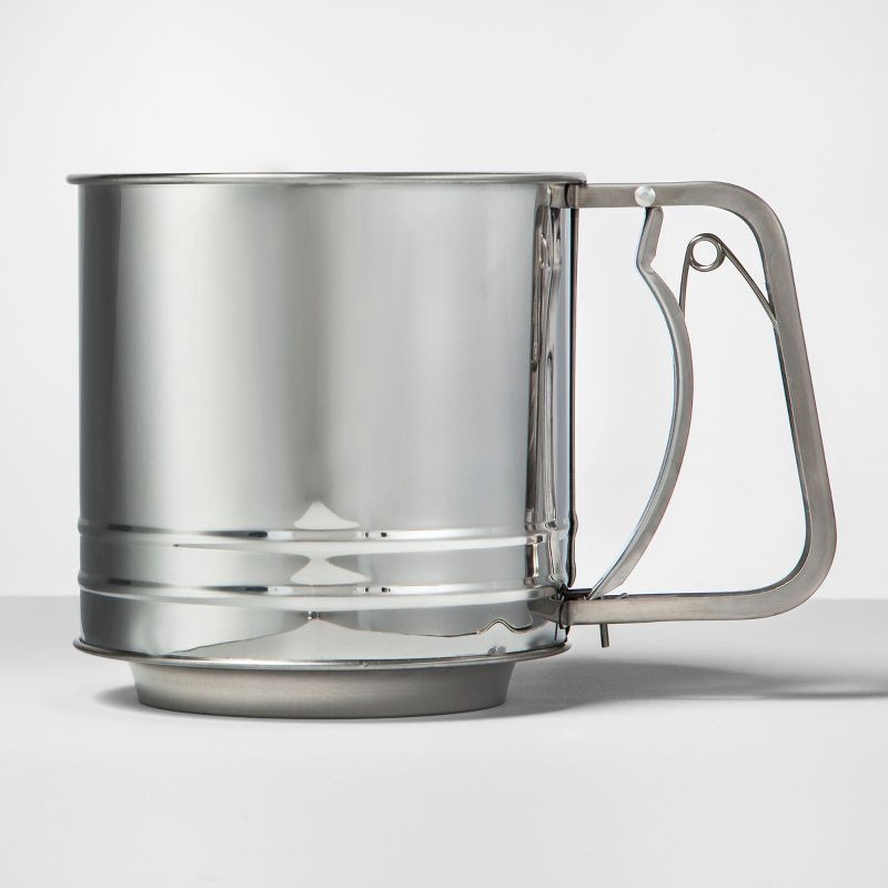 slide 1 of 1, Stainless Steel Flour Sifter - Made By Design, 1 ct