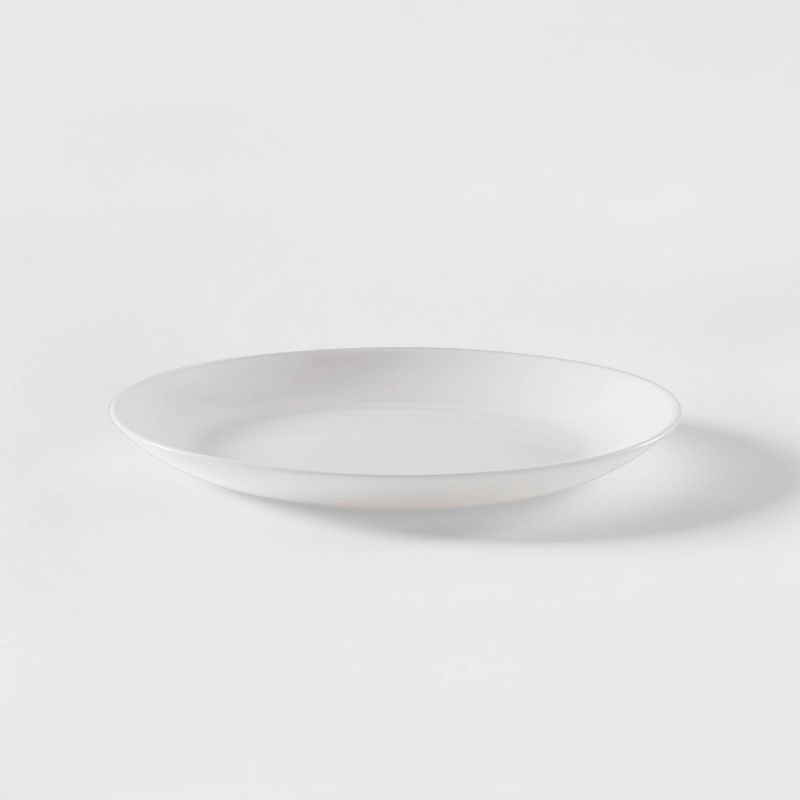 slide 3 of 5, Glass Salad Plate 7.4" White - Made By Design™, 1 ct