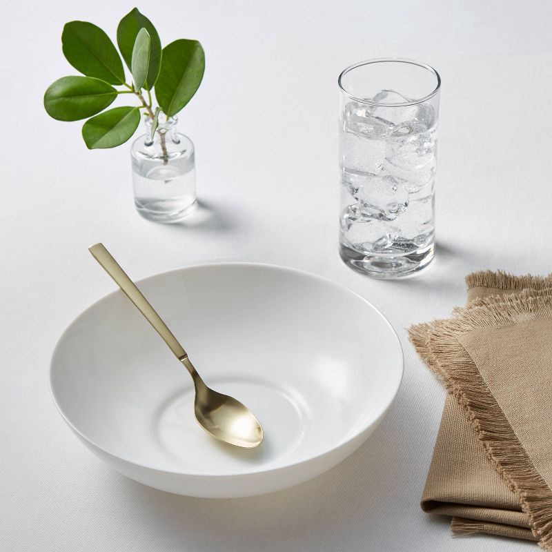 slide 2 of 6, 32oz Glass Pasta Bowl White - Made By Design™, 32 oz
