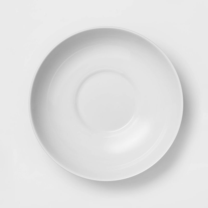 slide 3 of 6, 32oz Glass Pasta Bowl White - Made By Design™, 32 oz