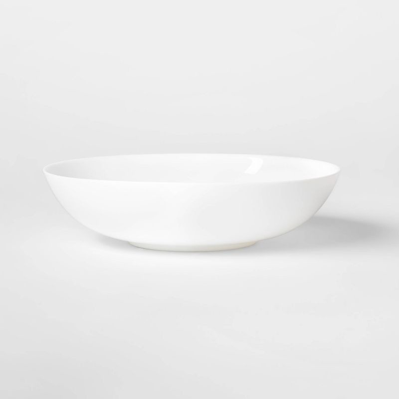 slide 1 of 6, 32oz Glass Pasta Bowl White - Made By Design™, 32 oz