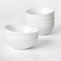 Glass Bowls 16oz White Set of 6 - Made By Design™