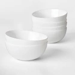 Glass Bowls 16oz White Set of 6 - Made By Design™