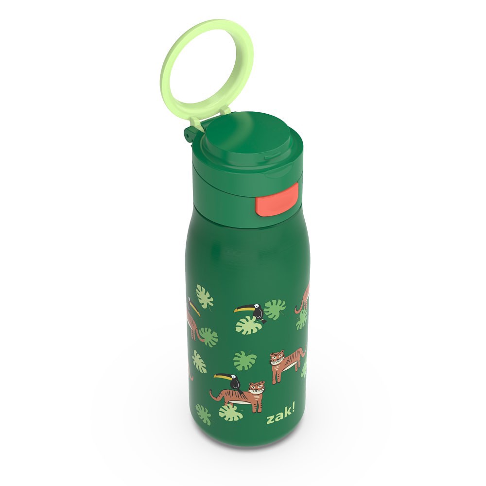 slide 1 of 2, Jungle Joy Stainless Steel Double Wall Vacuum Pasco Bottle, 13.5 oz