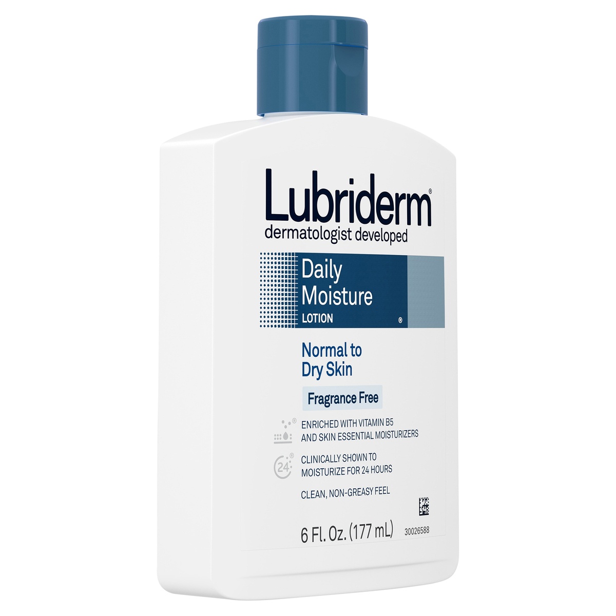 slide 2 of 7, Lubriderm Daily Moisture Lotion, Fragrance-Free, 6 Oz, 6 fl oz