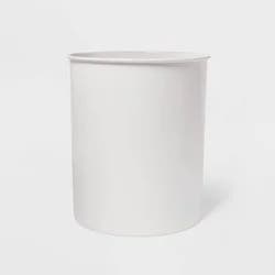 Solid Bathroom Wastebasket Can White - Threshold™