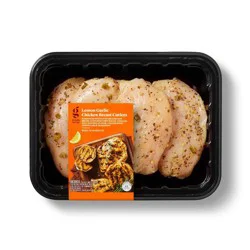 Lemon Garlic Chicken Breast Cutlets - 1lb/4ct - Good & Gather™