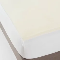 Queen 1.5" Foam Mattress Topper White - Made By Design