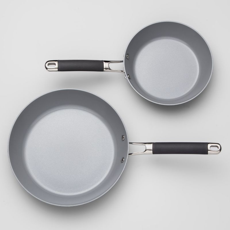 Ceramic Coated Aluminum Frypan 2pk - Made By Design 2 ct | Shipt