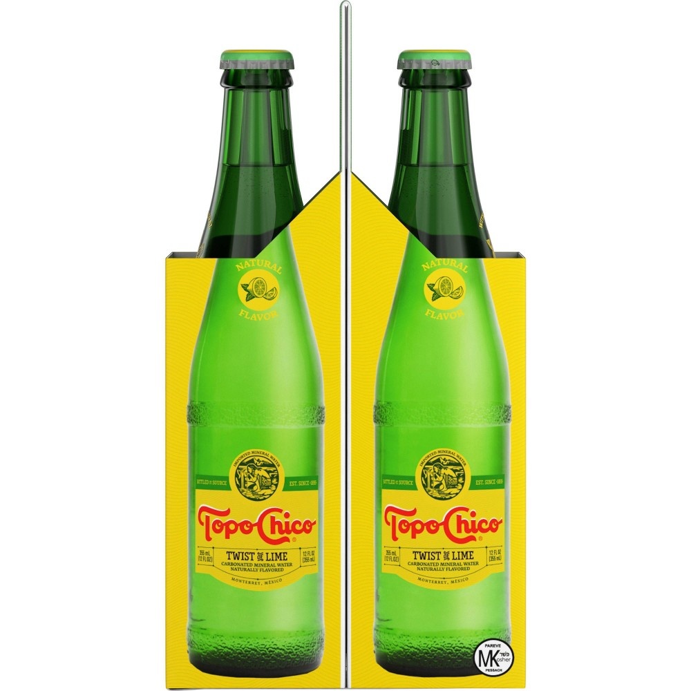 slide 2 of 5, Topo Chico Lime Twist Water, 4 ct; 12 fl oz